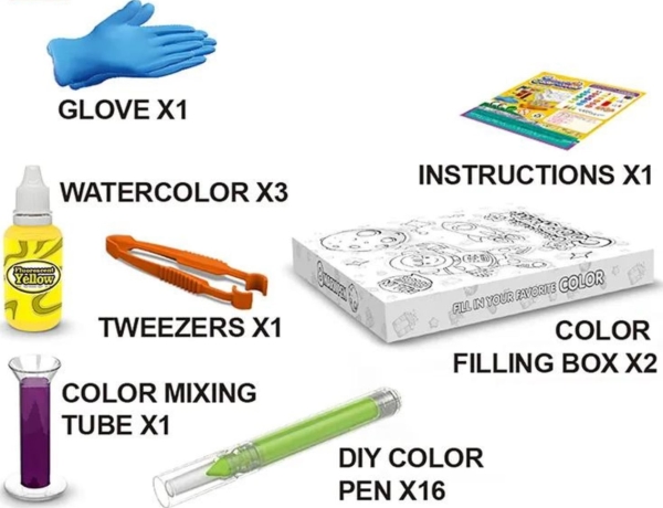 ProNice Taiteellinen Luova oppiminen värittää maali vesivärimerkkiaineet