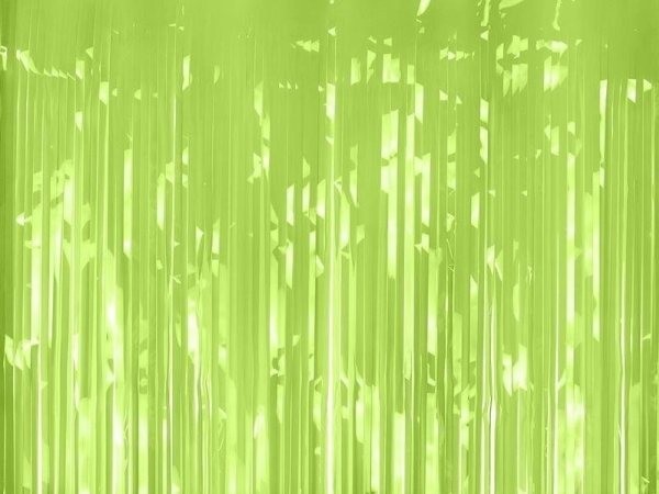 Hellgrüner Folienvorhang, 100 X 200 Cm