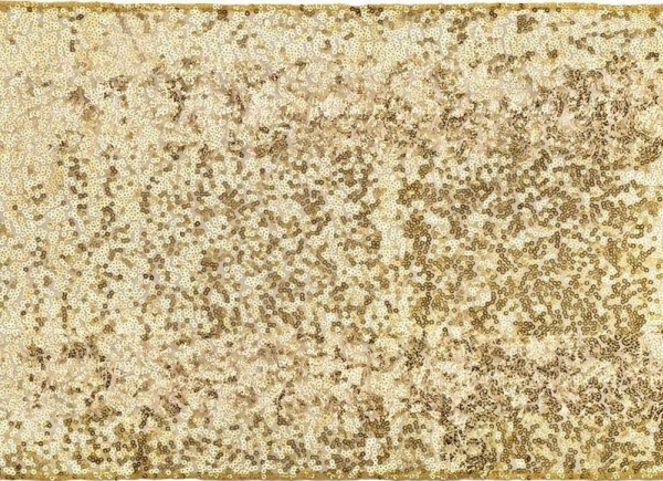 Gold-Pailletten-Läufer 0,3X5m
