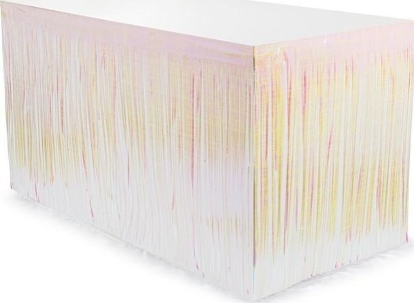 Foliensockel Mit Quasten Irisierend 300X80cm