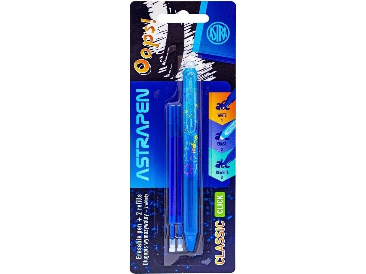 Sletbar Pen 0,5 Mm + 2 Refill Classic