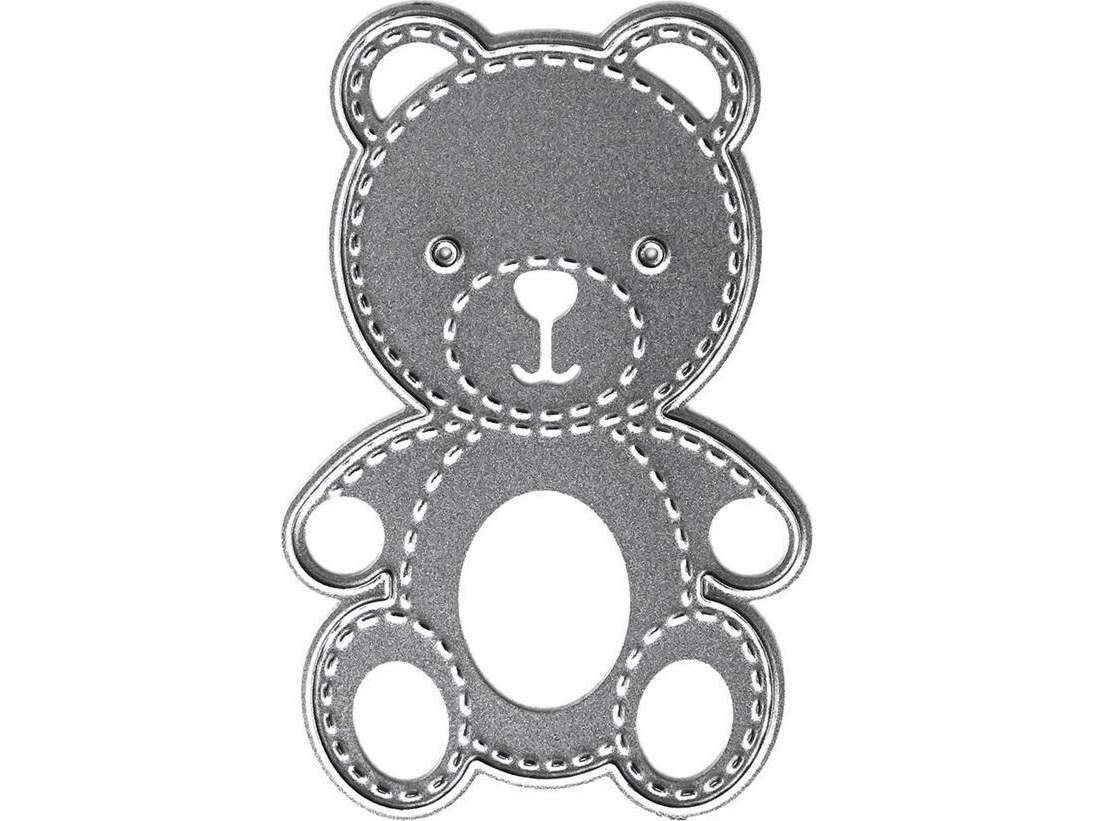 Die-Cutter - Teddy Bear 4.1Cm X 6.2Cm