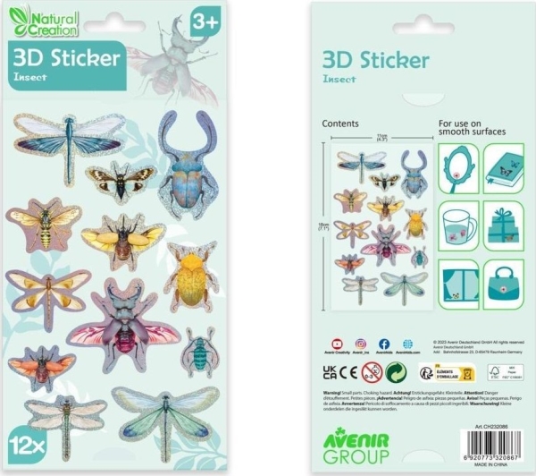 3D Stickers - Insects