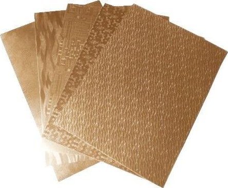 Kartonger Highlight 25x35cm 5 ark guld | Skola & Hobby - Skolböcker & kalkylblad - Papper & kartong | GameStuff