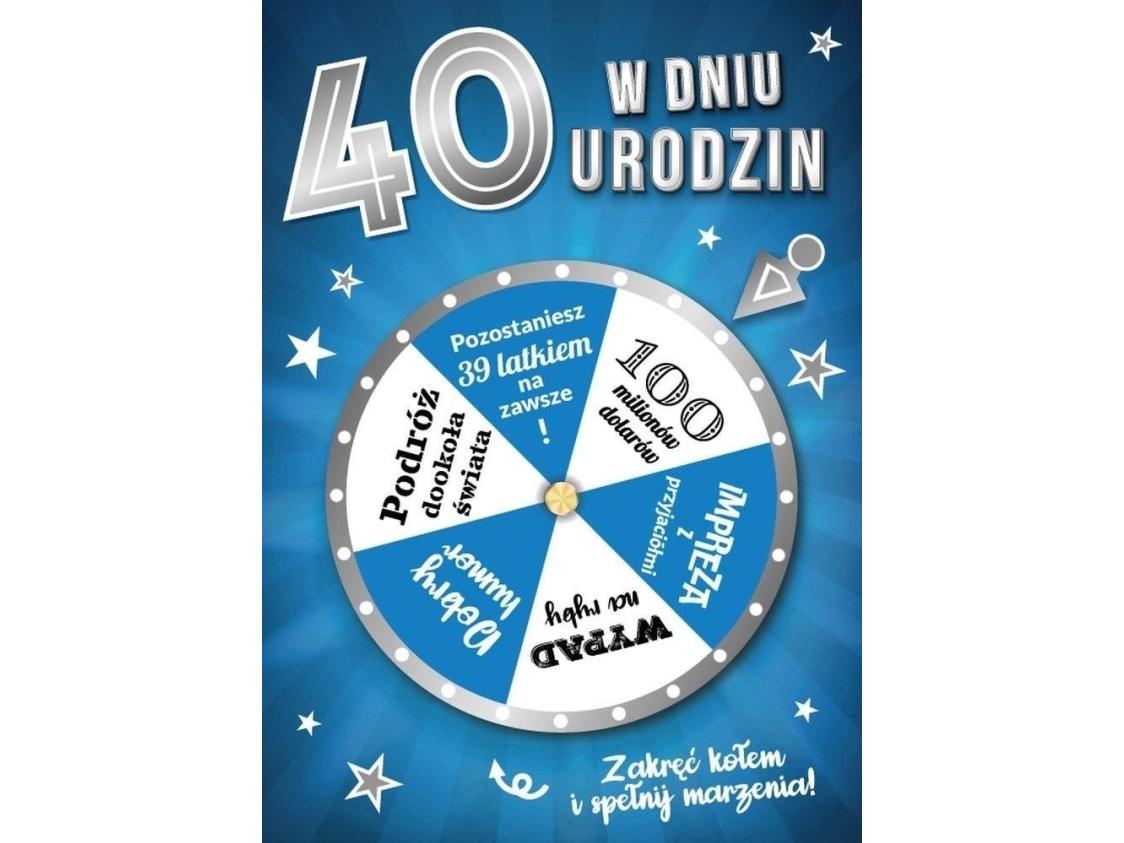 Geburtstagskarte Zum 40.