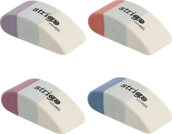 Strigo suddgummi Classic mix (36 st) STRIGO | Skrivredskap - Korrigeringsprodukter - Korrigeringsroller | GameStuff