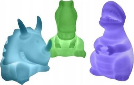 Farveskiftende Dinosaurlys 3 Stk
