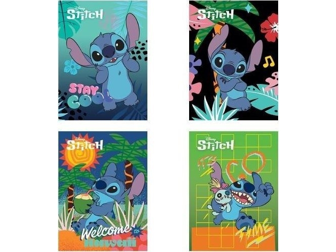 Stitch Notebook A5/32K Checkered (15Pcs) |