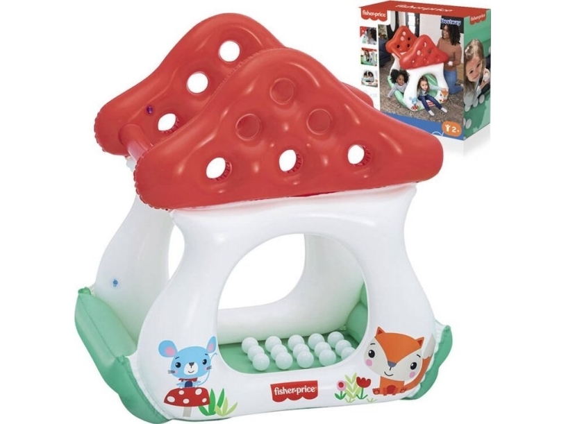 Bestway oppustelig swimmingpool med bolde Fisher Price MUCHMORE 93570
