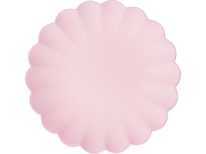 Plasttallrikar rosa 22x22 cm 4 st | Skola & Hobby - Festdekorera - Tårtljus | GameStuff