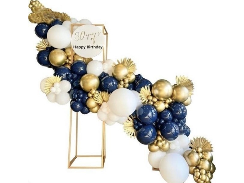 Sarja onnellista syntymäpäivää ilmapallot seppele 86el