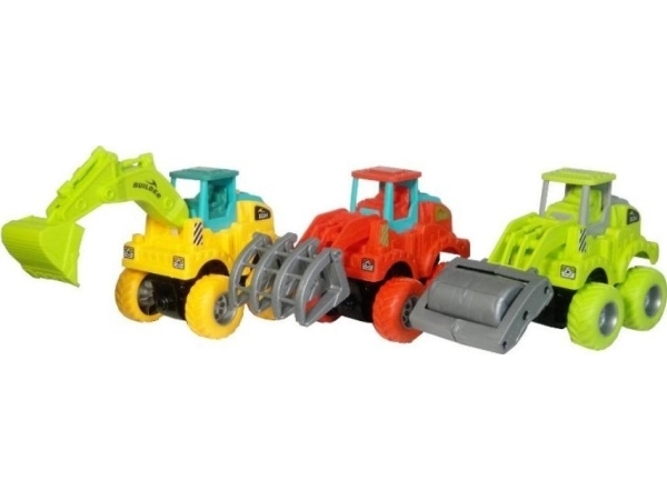 Bautraktor Mit Werkzeug Mix