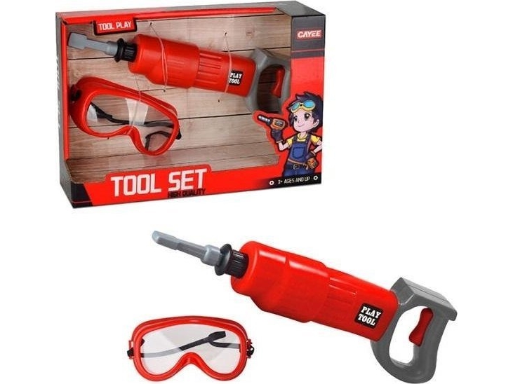 Pneumatic hammer with goggles | Elverktyg - Prof. Akku verktyg - Murhammare | GameStuff