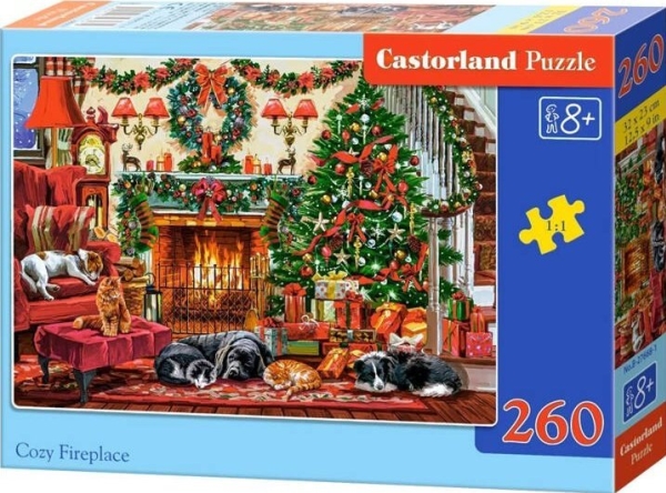 Weihnachtspuzzle 260-Teilig Cozy Fireplace