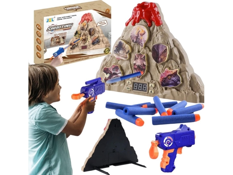 Schießende Dinosaurier
