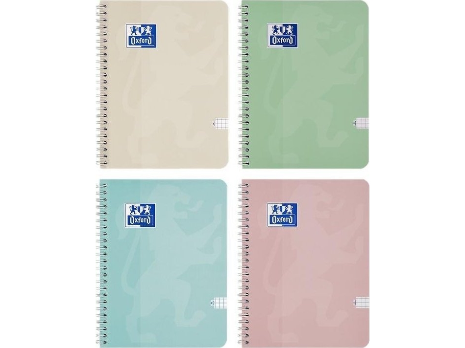A5/80K Karierter Notizblock Touch Pastel (5 Stk)