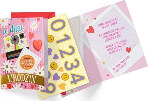 CARNET DK-1136 BIRTHDAY YOUTH ombyttelige tal kamera