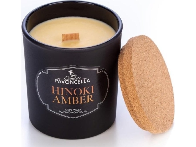 Hinoki Amber Soy Candle Black 135G