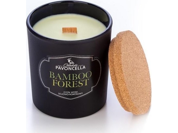 Bamboo Forest Sojakerze Schwarz 135G