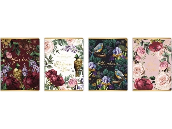 Notebook A5/80K Check Metallic Savage (10Pcs)