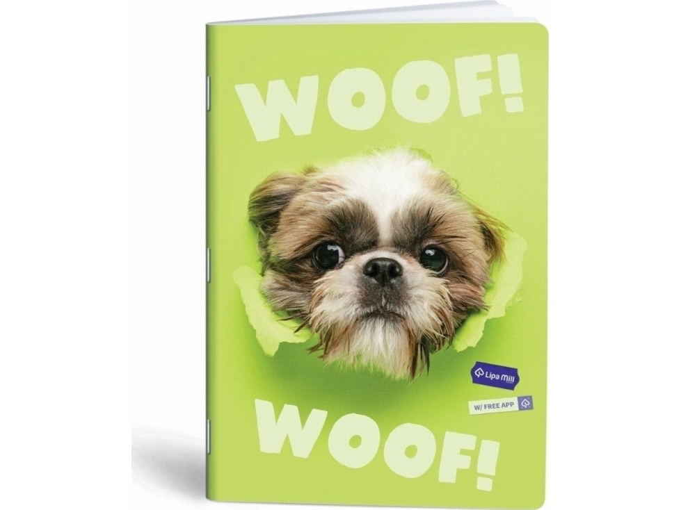 Santoro notesbog A5/32K ternet Woof mix (10 stk) MAR MAR