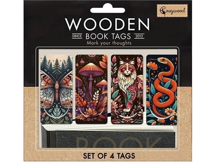 Holz-Lesezeichen Magic