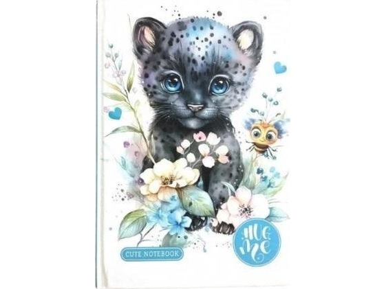 Notizblock A5/64K Liniert Gepard
