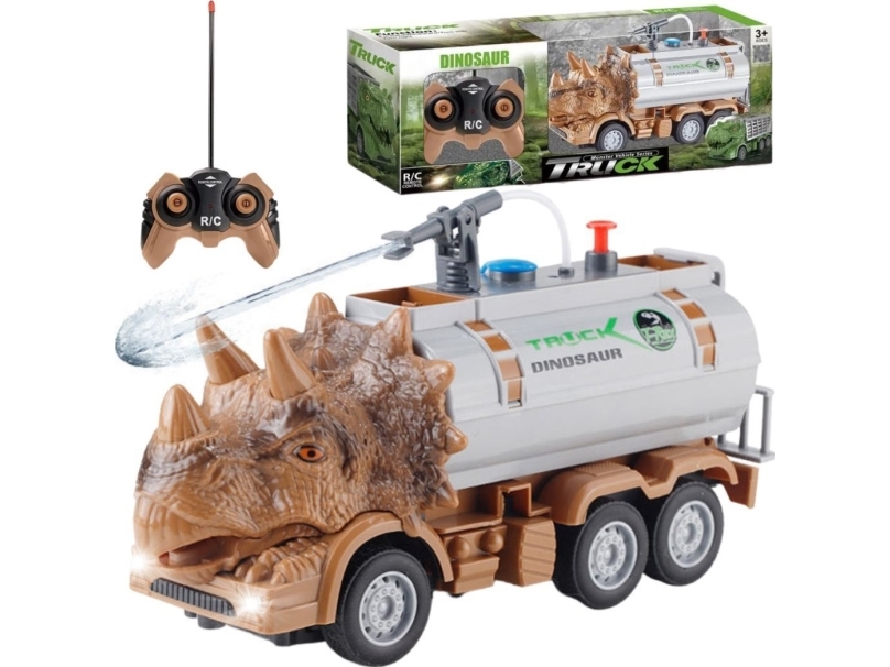 FJERNSTYRET VANDTANK TIL LASTBIL MED SLANGE OG LYSEFFEKTER FJERNBETJENING