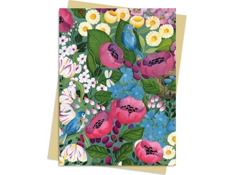 B6 Blumen Und Vögel Karte Von Bex Parkin