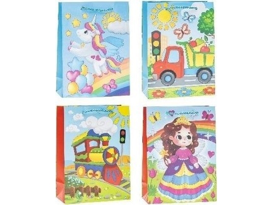 Torebka Pop-Up 3D 18x24x8cm mix ROZETTE | Papper & Emballage - Block & Post-It - Dispensrar | GameStuff