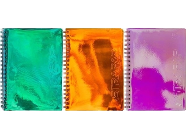 Astrapap Circular Notebook B5/100K Checkered Holographic |