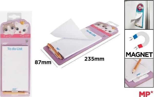 Magnetischer Notizblock Mit Bleistift Für Den Kühlschrank