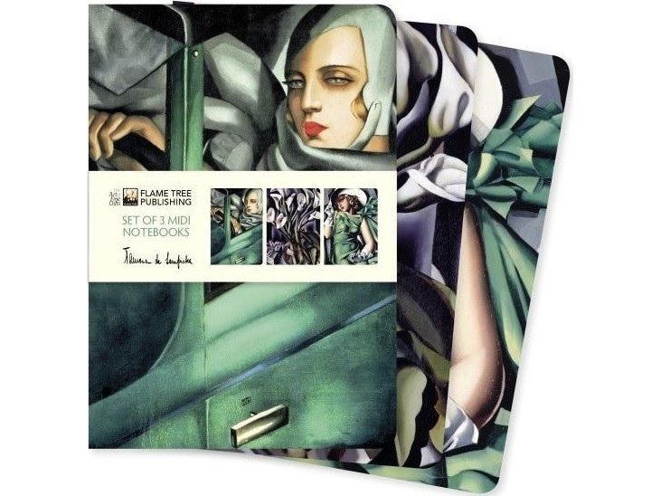 Sæt Med 3 Midi-Notesbøger Tamara Lempicka