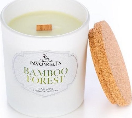 Bamboo Forest Sojakerze Weiß 135G