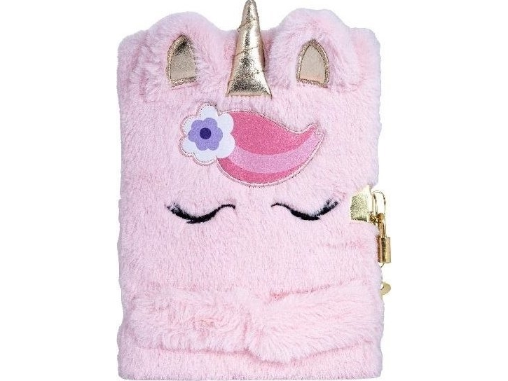 Dagbog Med Lås A5/80K Fluffy Unicorn Astra |
