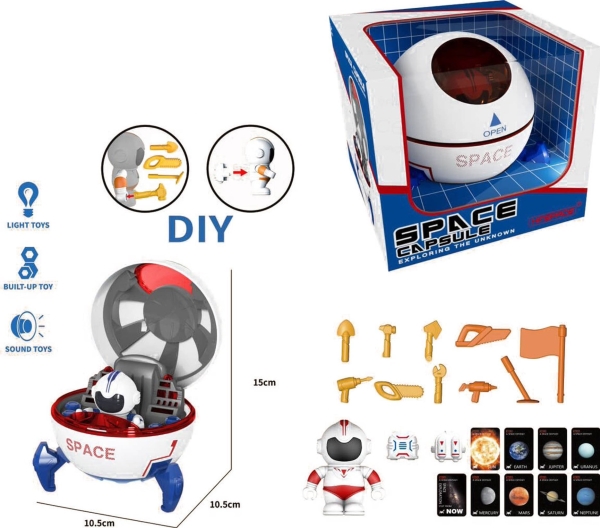 Figur Trifox ASTRONAUT i kapsel med tillbehör | Leksaker - Rollek - Annan hushållslek | GameStuff