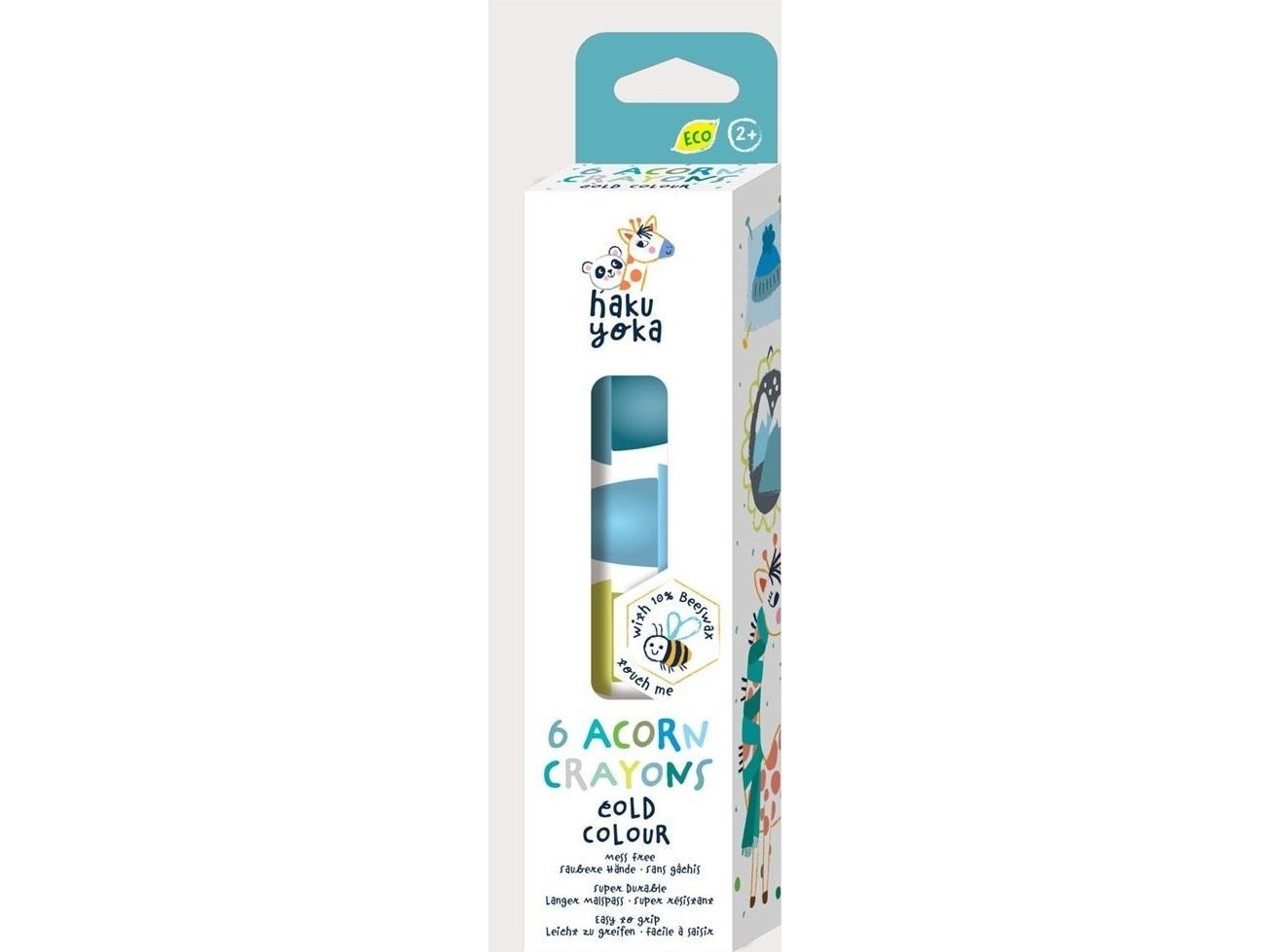 Acorn Farveblyanter - Kolde Farver 6 Stk