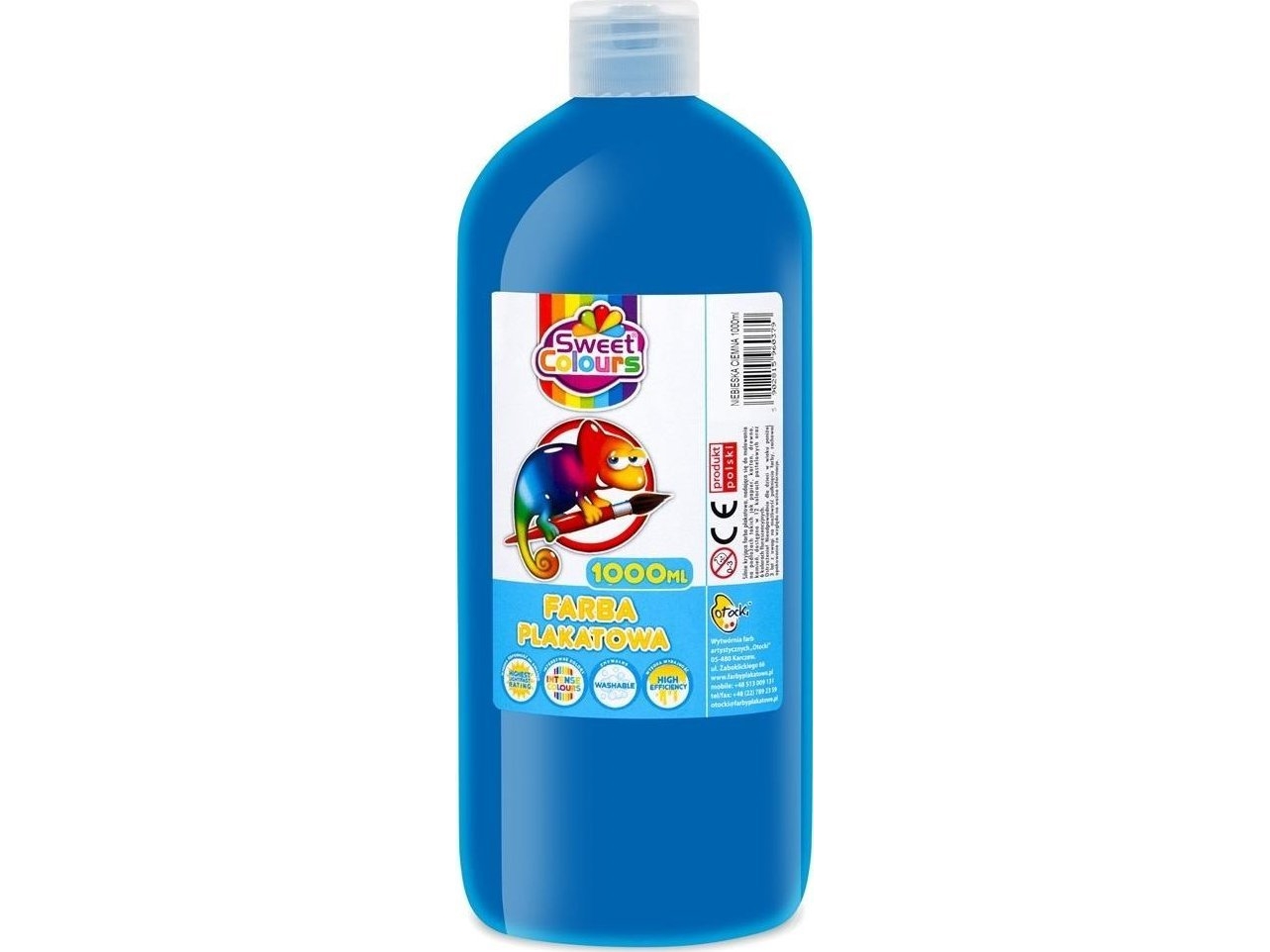 Plakatfarbe Dunkelblau 1000Ml