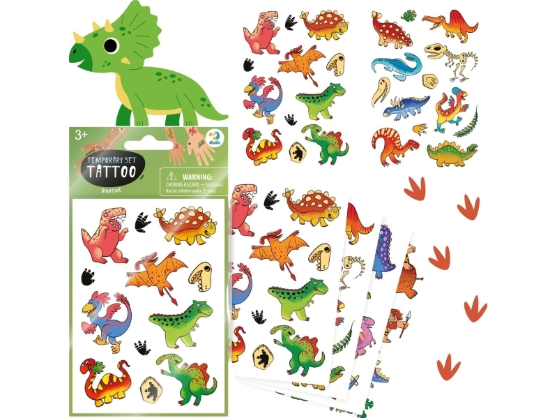 Tatoveringssæt Med Dinosaurer Dob6472 06472