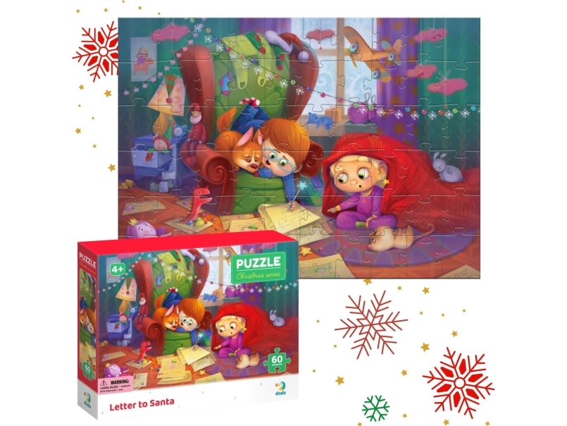 Dodo Letters To Father Christmas 60 Elements Colour Box For Children