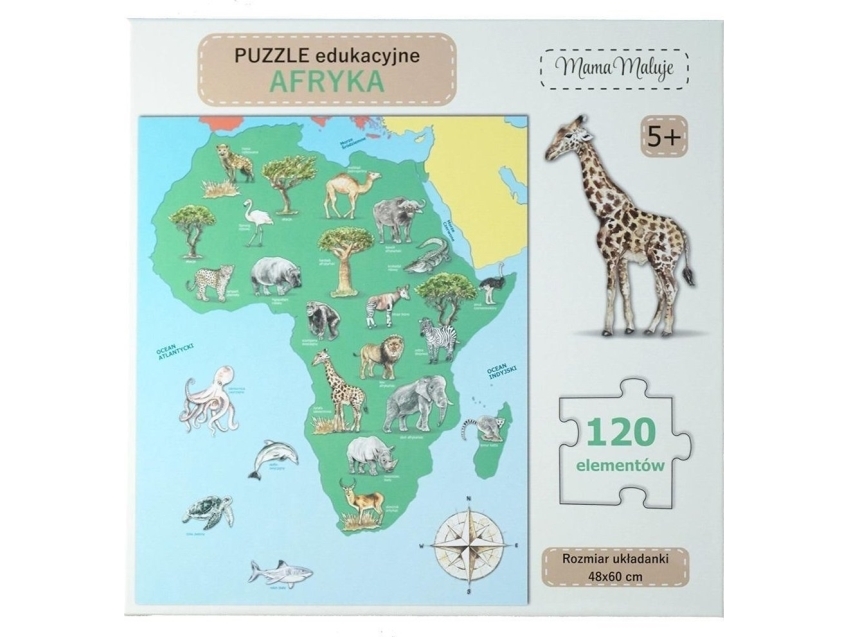 Bildungspuzzle Afrika 120El