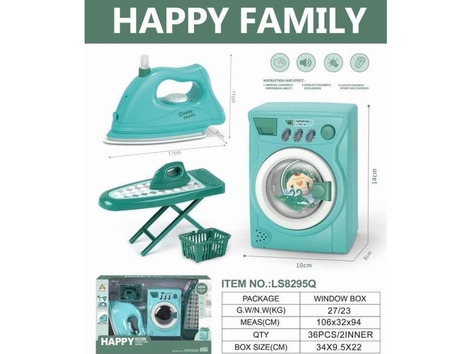 Pesu- ja silityssetti LS8295Q