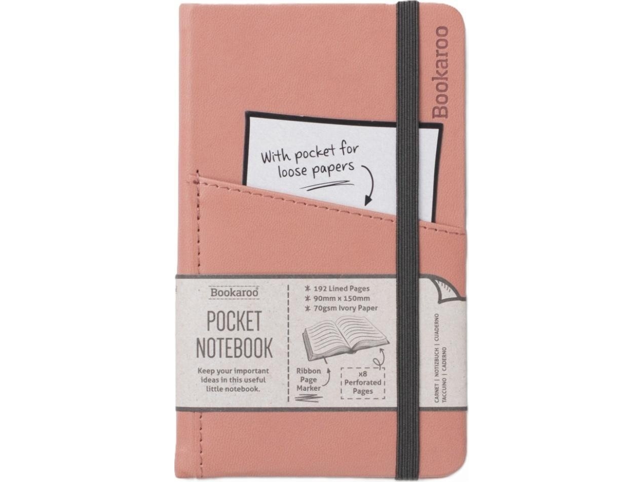 Bookaroo Notatnik Journal Pocket A6 - Pudrowy