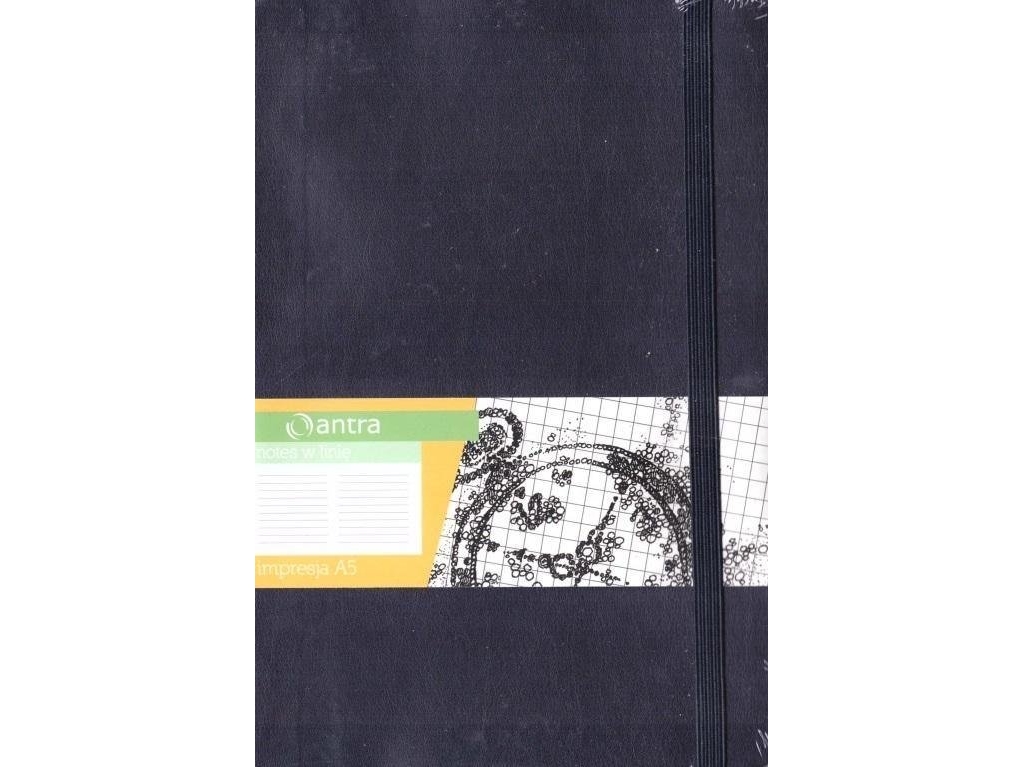 Notes A5 Line Impression Navy Blue
