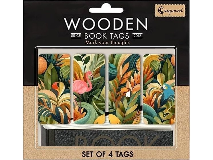 Träbokmärken Jungle | Skola & Hobby - Konsthantverk - Trävaror | GameStuff