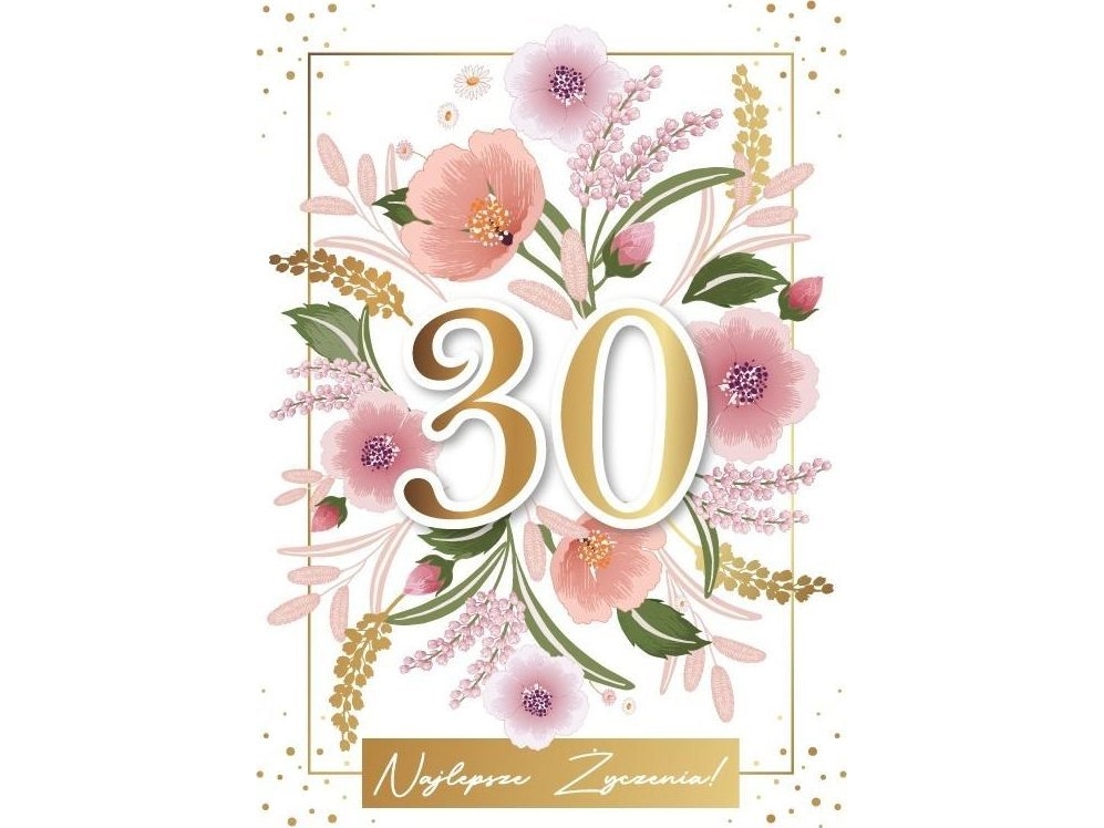 Geburtstagskarte 30