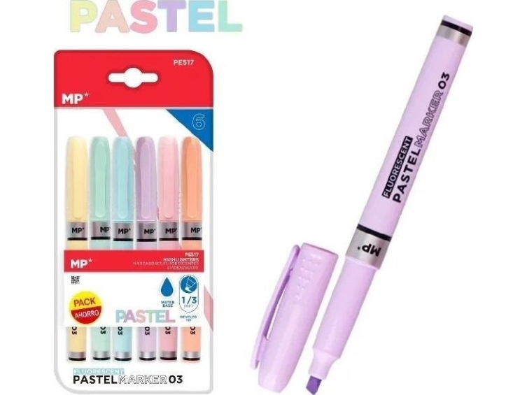 Macaron Fluoreszierender Pastellfarbener Textmarker
