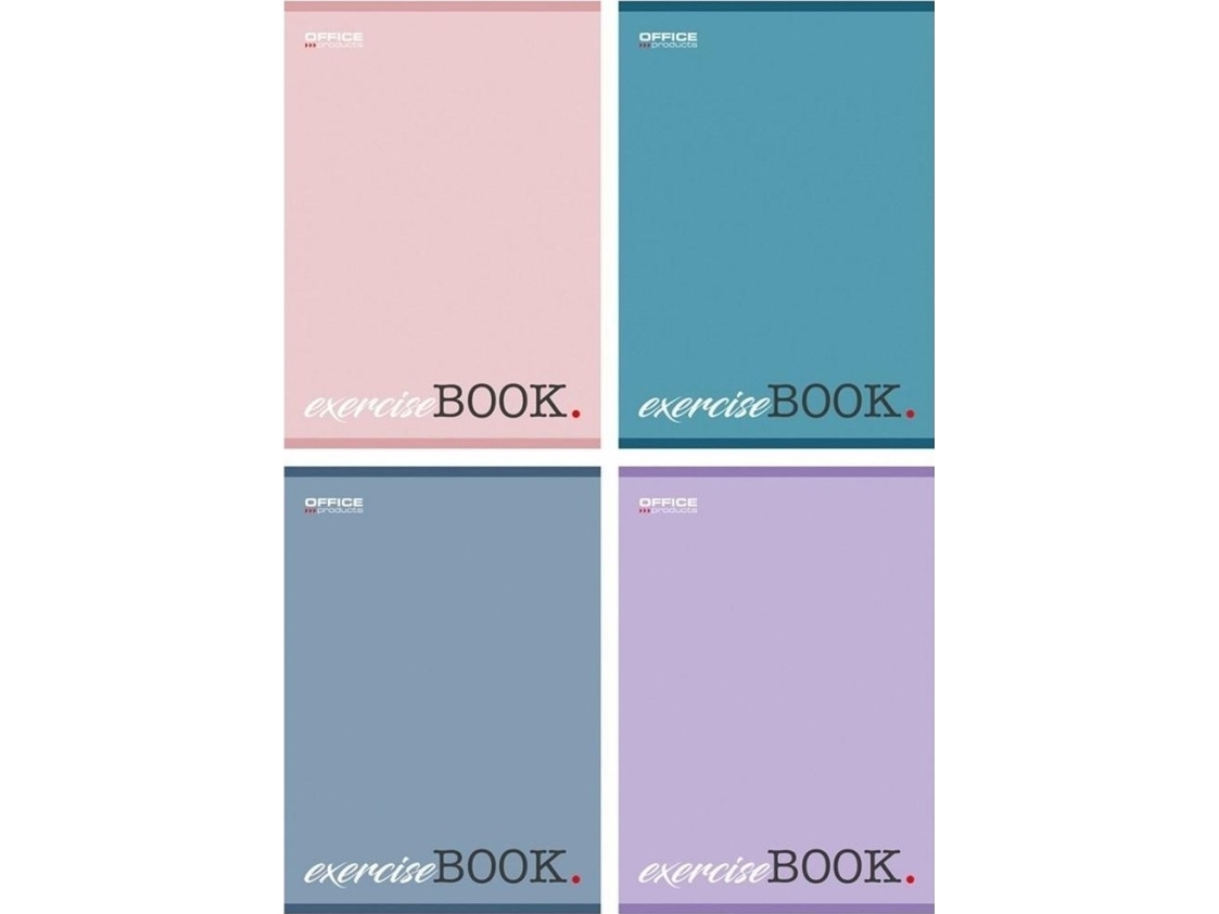 Notizbuch A5/80K Liniert (4 St.)