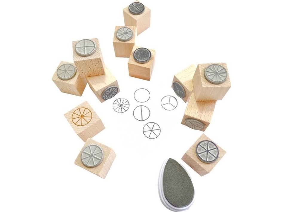 Fraktionerede frimærker - Fraktioneret eventyr 12 stk