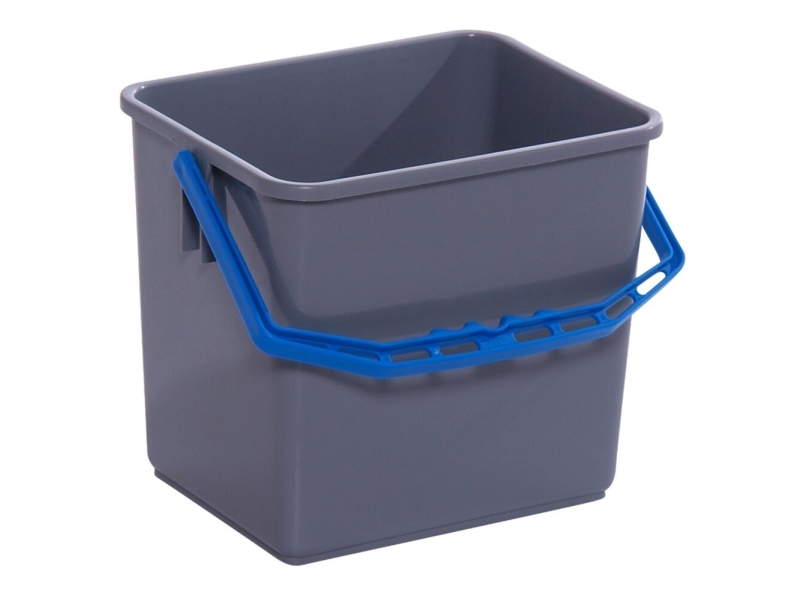 Vorratsbehälter, Tina Trolleys, 24X19x22cm, Grau, Pp, Mit Blauem Griff